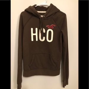Hollister hoodie women's brown L